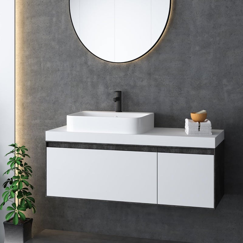 Dimcol White Contact Paper 15.7"x118" Peel and Stick Wallpaper, Matte White Wallpaper Self-Adhesive and Removable Decorative Contact Paper for Cabinets,Countertops,Shelve Wall - Image 4