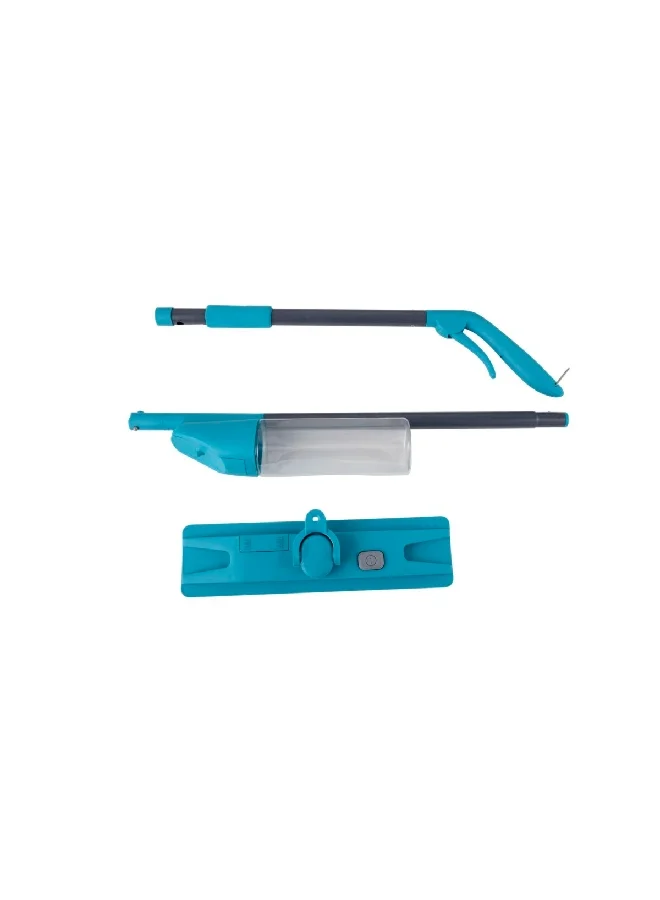 homix 6V Compatible Durable Construction Vibration Spray Mop for Hard Floor Blue and Black 0.9 L MP-804