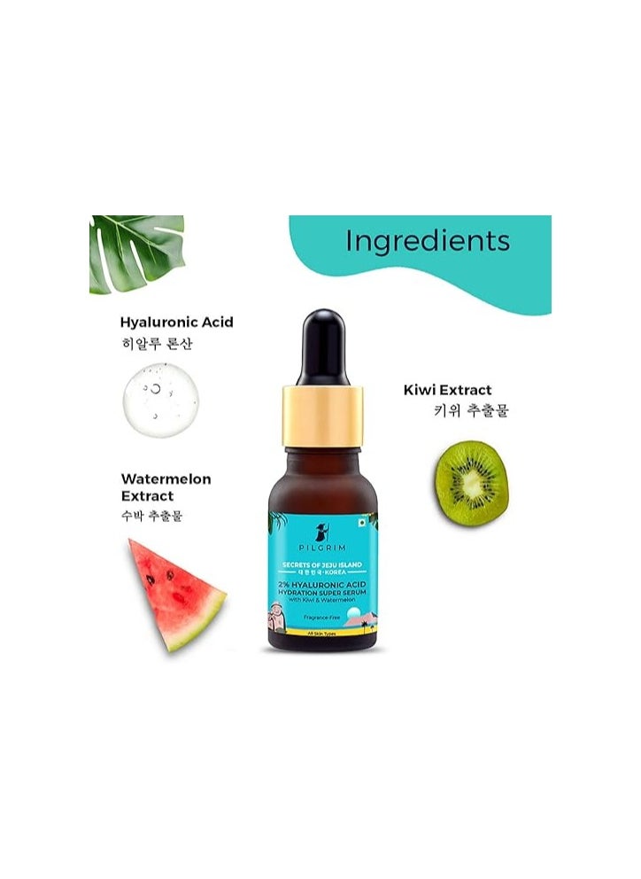 PILGRIM - 2% Hyaluronic Acid Hydration Super Serum Mini 5 Ml With Kiwi And Watermelon - Image 1
