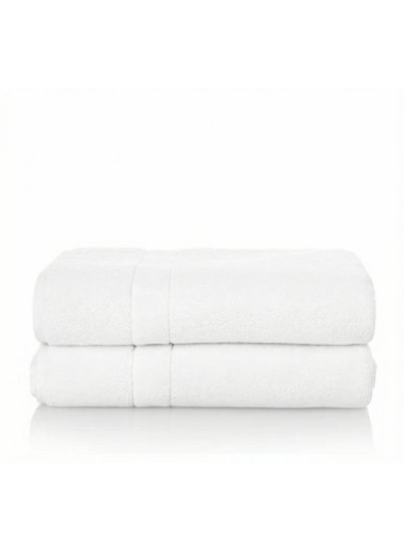 Desket Bath Towel Cotton Material 70x140cm set of 2 Soft, Quick-Drying, Absorbent, Luxurious, Perfect for Bathroom & Pool Use, Ideal for Daily Use and Gifting, Quality - Image 1