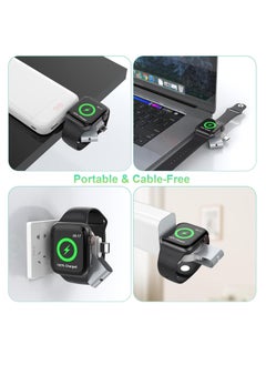 Excefore Charger for Apple Watch Portable iWatch USB Wireless Charger, 2-in-1 USB-A &USB-C Fast Charging Magnetic Cordless Travel Charger for Apple Watch Series Ultra 8 7 SE 6 5 4 3 2  - Image 5