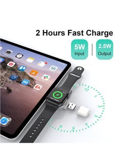Excefore Charger for Apple Watch Portable iWatch USB Wireless Charger, 2-in-1 USB-A &USB-C Fast Charging Magnetic Cordless Travel Charger for Apple Watch Series Ultra 8 7 SE 6 5 4 3 2  - Image 4