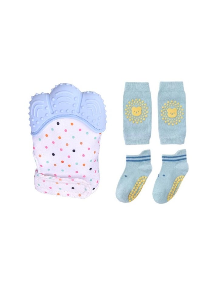 Pikkaboo - SoftCrawl Baby Safety Set - Blue - Image 1