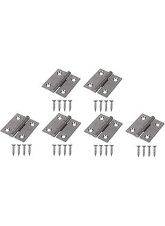 Royal Apex Royal Apex6Pcs Folding Butt Hinges- Inner Door Butt Hinge with Mounting Screws for Cupboard, Cabinet, Windows, Jewellery Box Home Furniture Hardware Cabinets-2Inch  - Image 1