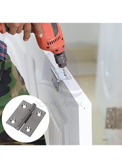 Royal Apex Royal Apex6Pcs Folding Butt Hinges- Inner Door Butt Hinge with Mounting Screws for Cupboard, Cabinet, Windows, Jewellery Box Home Furniture Hardware Cabinets-2Inch  - Image 4