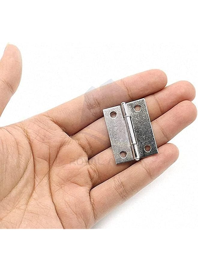 Royal Apex6Pcs Folding Butt Hinges- Inner Door Butt Hinge with Mounting Screws for Cupboard, Cabinet, Windows, Jewellery Box Home Furniture Hardware Cabinets-2Inch - Image 3