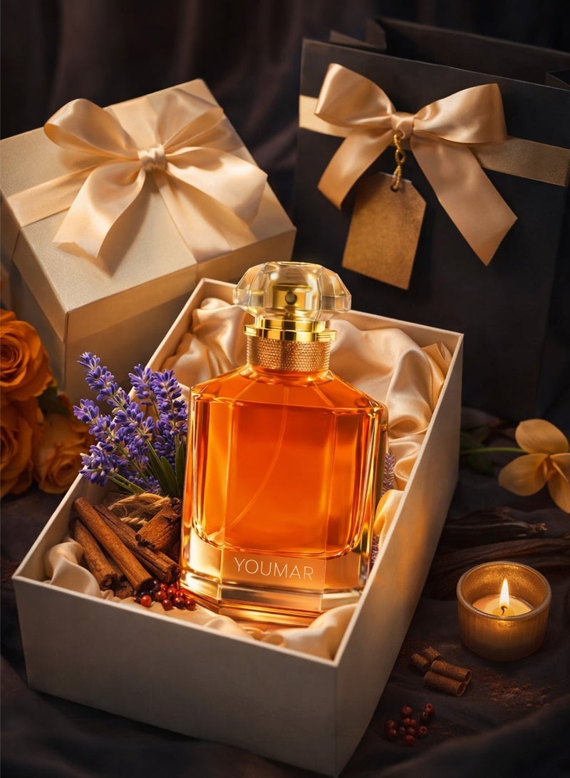 يومار أو دو كولون بلوم أوف روز رقم 0102 عطر نسائي 100 مل – عطر عطري بتوابل دافئة | كولونيا أنيقة طويلة الثبات للاستخدام اليومي للنساء - Image 4