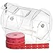 Midway Monsters Clear Acryclic Raffle Spinning Drum 2000 Tickets Spinning Raffle Box for Balls Chips Tickets Medium - Image 3