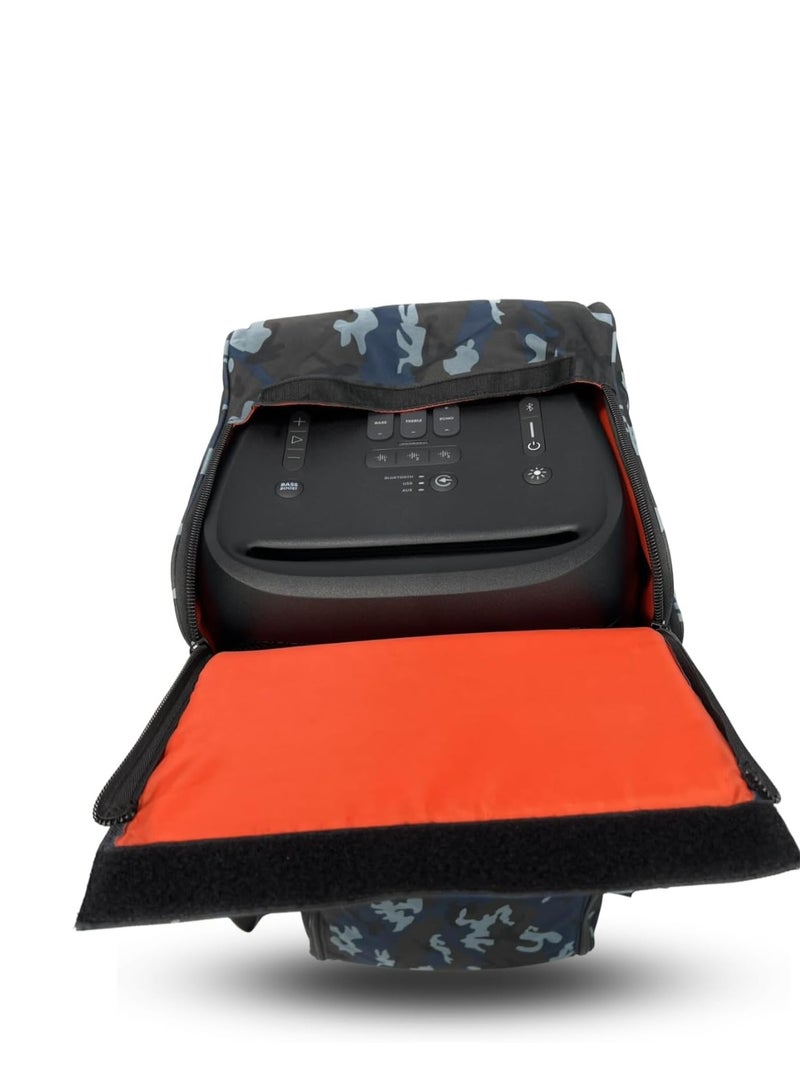 Angry Bull Speaker Bag Safety Storage Case with Handy Strap Travel Bag Compatible with JBL PARTY BOX 310 (ARMY-E) - Image 2