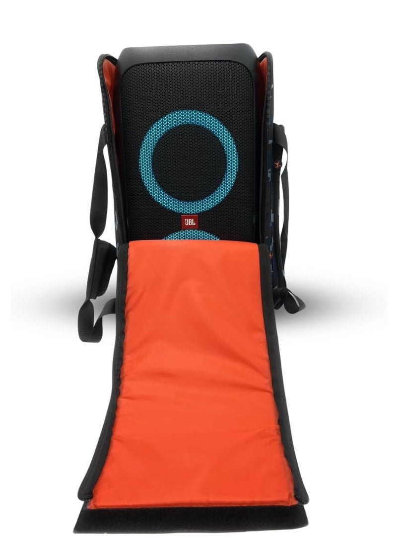 Angry Bull Speaker Bag Safety Storage Case with Handy Strap Travel Bag Compatible with JBL PARTY BOX 310 (ARMY-E) - Image 3
