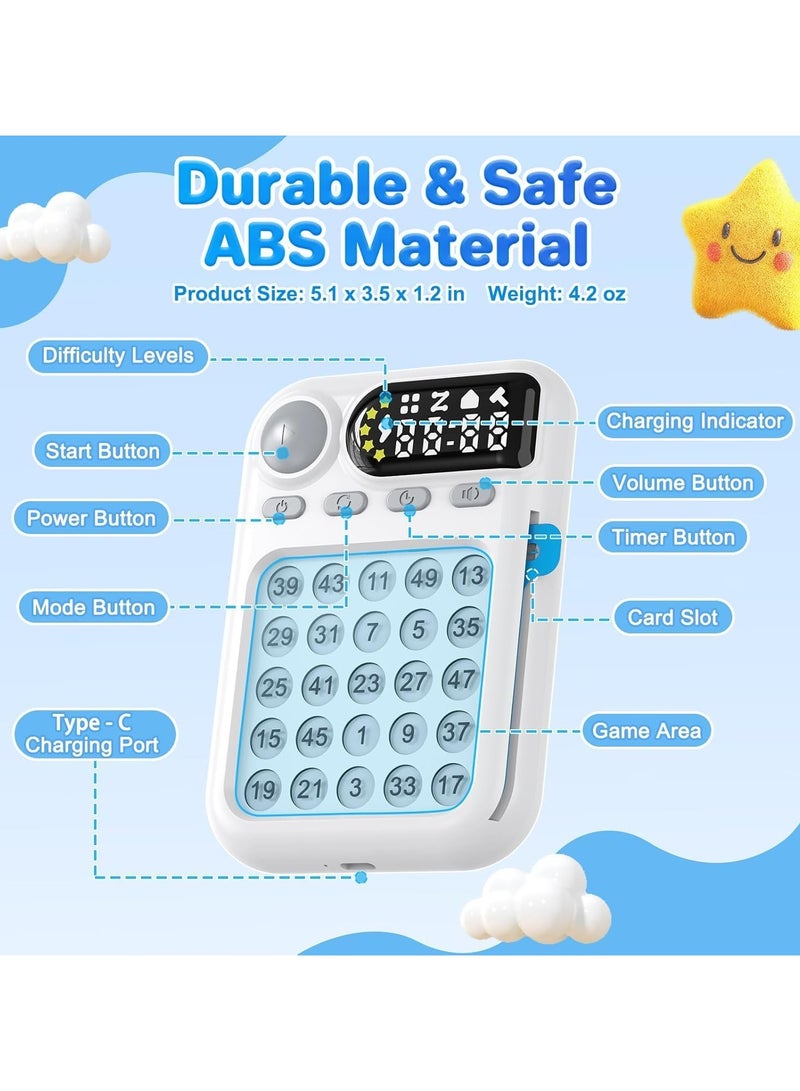 Handheld games, Math Master games, electronic memory and flashcard learning tools, educational sensory fidget toys for children aged 6-12, perfect for classrooms, travel, and home learning. - Image 3