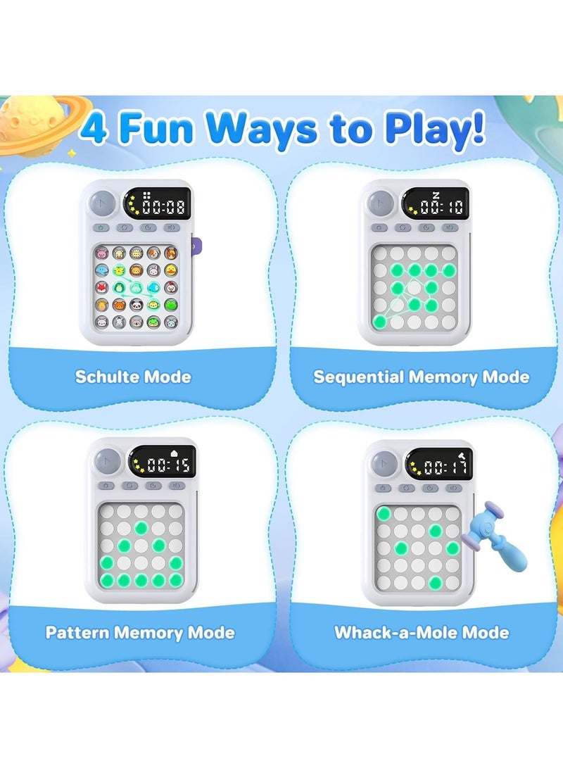 Handheld games, Math Master games, electronic memory and flashcard learning tools, educational sensory fidget toys for children aged 6-12, perfect for classrooms, travel, and home learning. - Image 2