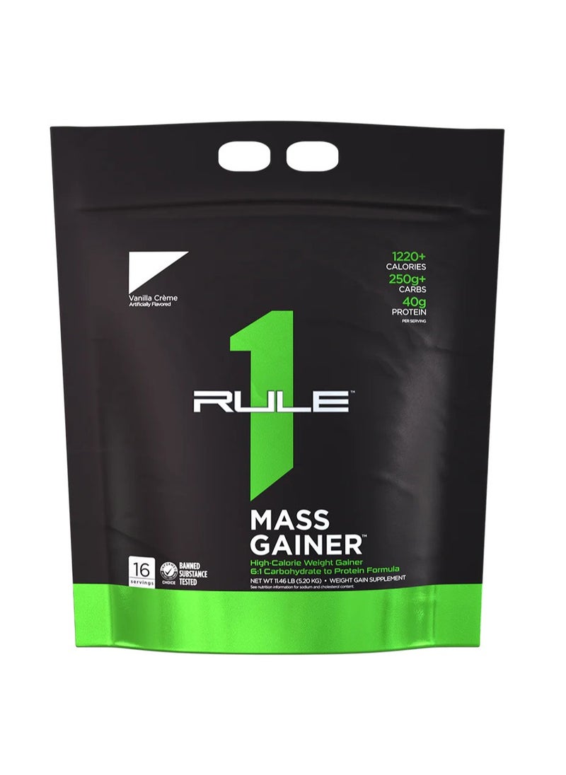 Rule One Proteins Rule 1 Mass Gainer - Vanilla Cream  - (5.2 kg)  - Image 1