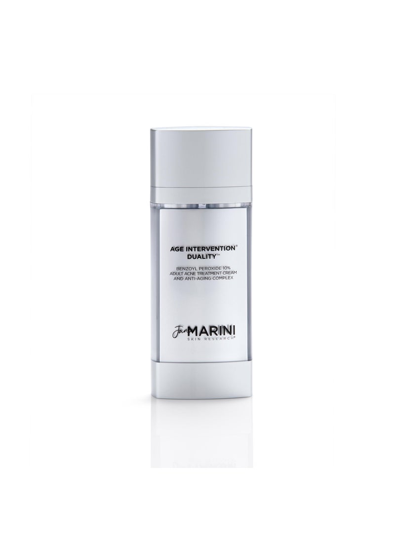 Jan Marini Skin Research - Jan Marini Skin Research Age Intervention Duality - Acne & Anti-Aging Support Face Cream - Clear Skin Support - Beauty & Skincare Product - 1 oz - Image 1