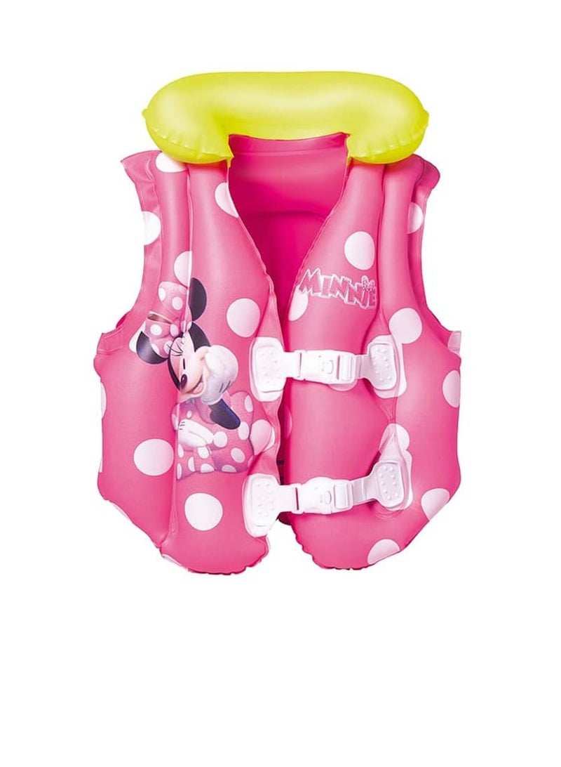 Bestway Swim Vest (51 x 46 cm, Pink/Yellow) - Image 1