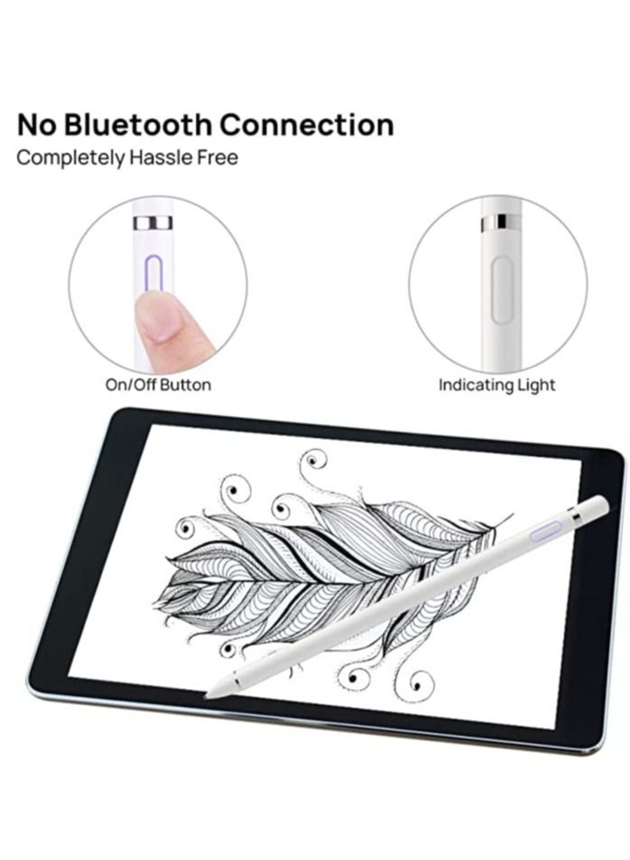 Stylus Pen for iPad Apple Pencil for iPad 9/8/7/6/5/4/3/2 Pro 12.9/11/10.5/9.7 Air 5/4/3/2 Mini 6/5/4 Alternative 2nd 1st Generation Stylus Pens for Touch Screens  - Image 4