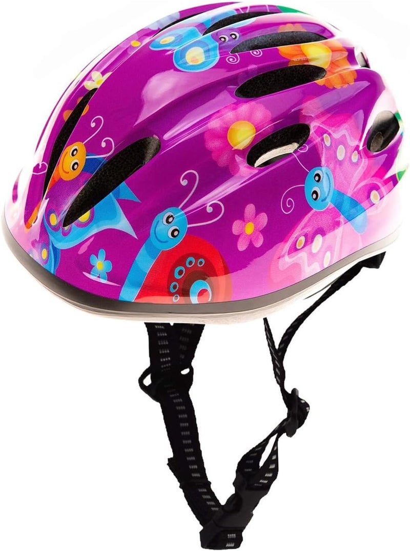 BeBeFun Girl Helmet for Bike,Kids Bike Pink Helmet for Girls Approximately Ages 3-10 Years Adjuastable and Multi-Sport, from Toddler to Kids CPSC Certicated - Image 1