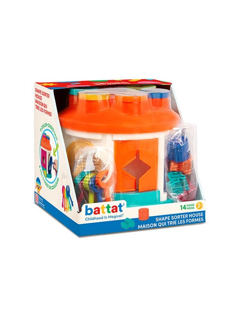 Shape Sorter House, Color and Shape Sorting Toy with Keys and Shapes for Toddlers, Pre School Toys, Best Gift for Toddlers