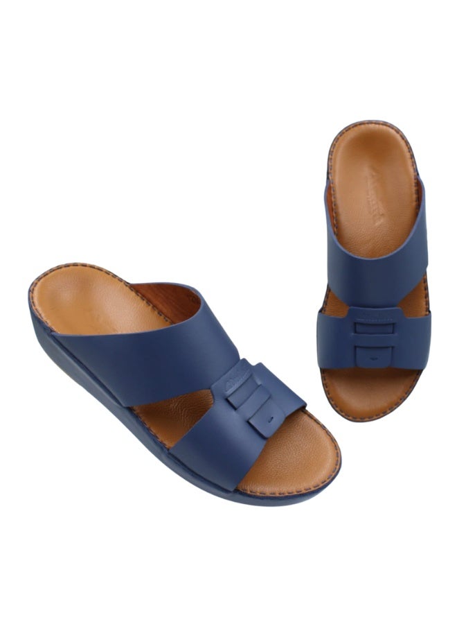 HRT WALL Sleek Blue Sandals for Versatile Wear (Size 46)