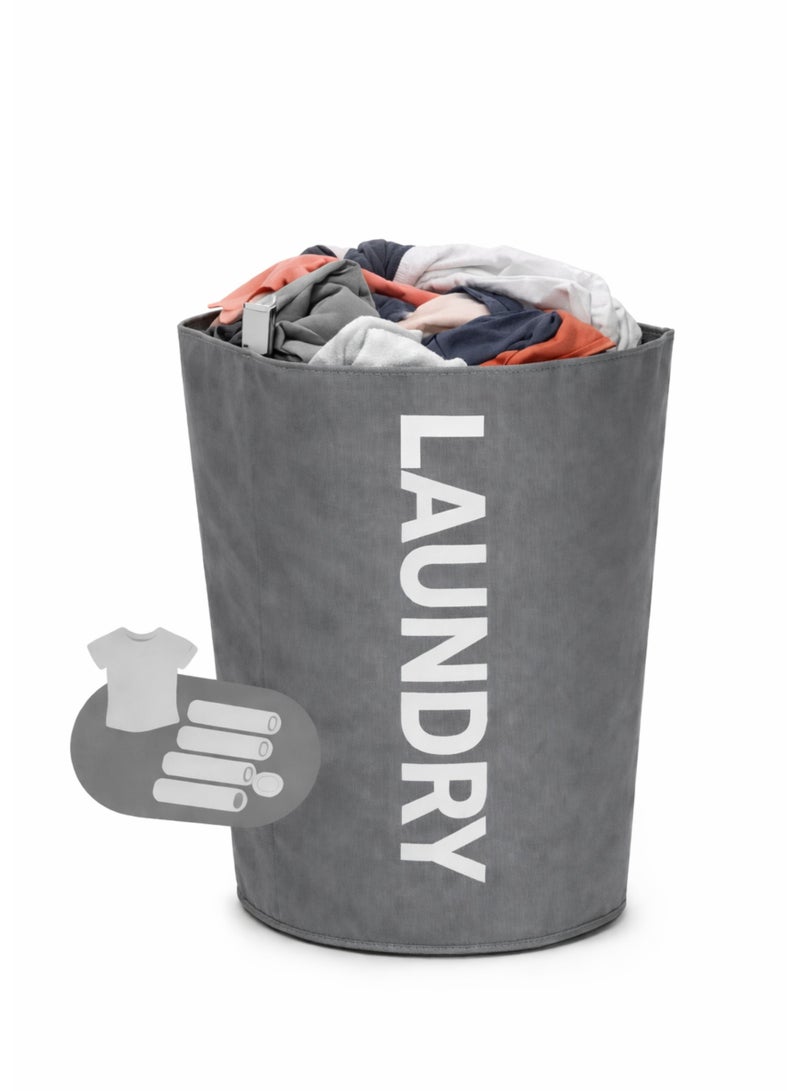 TSUMAB Collapsible Laundry Basket – Large Capacity Foldable Laundry Hamper with Strong Handles, Water-Resistant Fabric, Modern Home Storage - Image 5