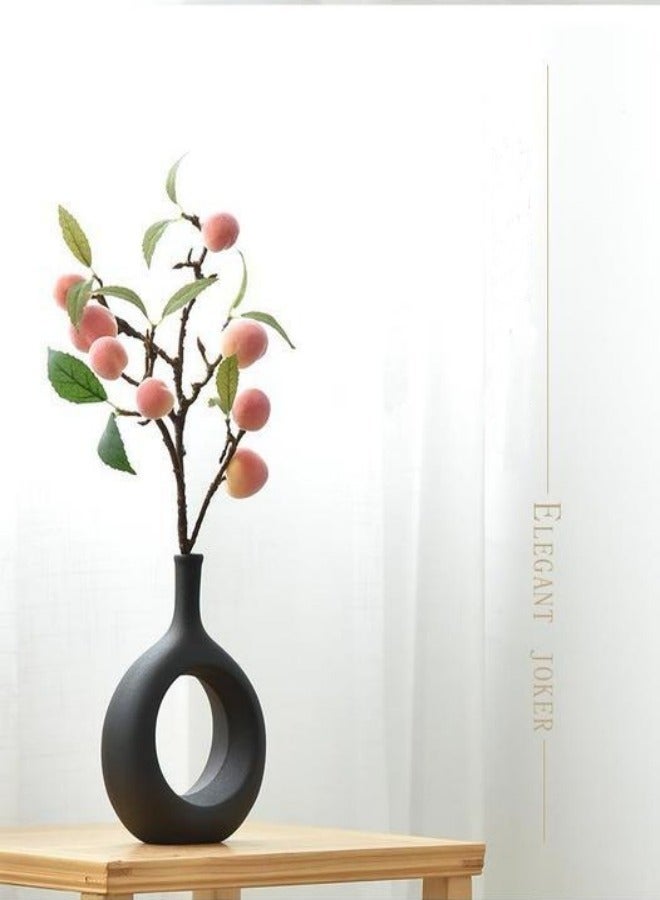 ميكسد 2 قطعة الخزف زهرية جوفاء ، المزهريات الحديثة ديكور ، طاولة الزفاف غرفة المعيشة غرفة نوم مكتب - Image 5