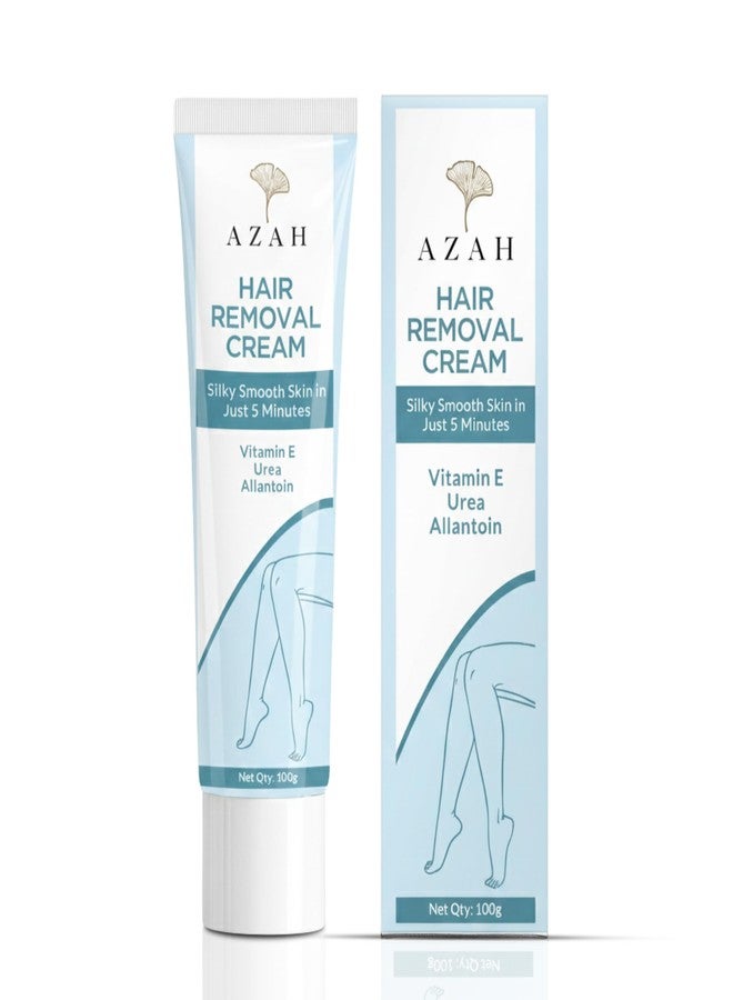 Azah Hair Removal Cream for Women [100 GM] | Bikini Hair Removal Cream with Vitamin E, Urea & Allantoin | Fast & Painless Hair Remover | Ideal for Arm, Underarm, Leg & Bikini Area - Image 1