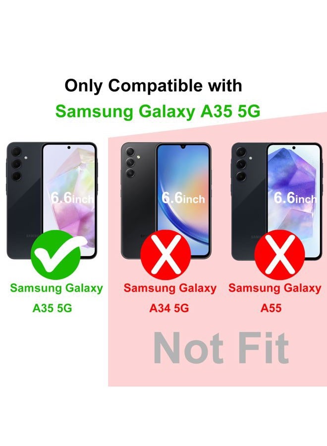 TENOC Phone Case for Samsung Galaxy A35 5G, Clear Case Shockproof Protective Bumper Slim Cover - Image 2