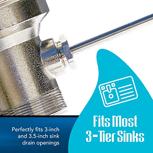 STEADYKLEEN - Rotary Twist Drain Handle for Commercial Sink, Controls Drain Stopper, Replaces Old Handles - Image 5