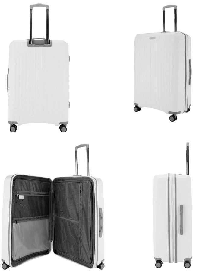 SONADA - Sonada Unbreakable Luggage Unisex ,Double Zipper ,Expandable, TSA Lock With 4 Double Silent Wheels Set of 4 (Black) - Image 1
