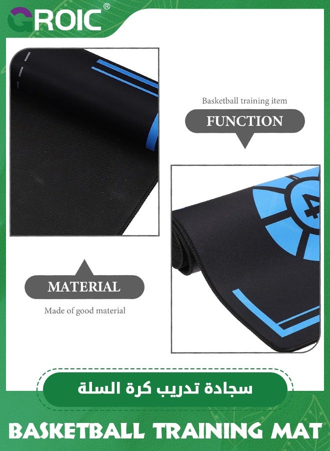 GROIC Basketball Footstep Training Mat, Portable Basketball Footwork Training Mat, Agility Footstep Training Mat, Basketball Pads for Training All Levels, Point Reminder Basketball Practice Equipment - Image 5