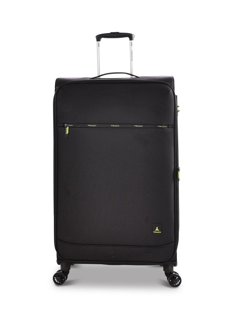 Track Luggage set Soft Fabric Trolley Travel Bag 4 double wheels, LG001/3P - Image 3