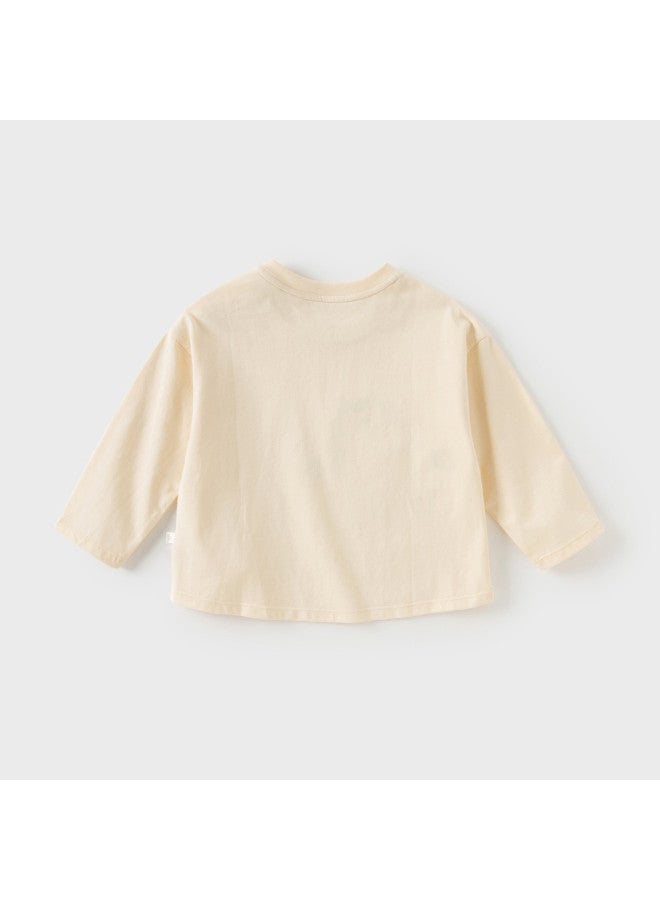 In-store Collection】kids' Long Sleeve T-shirt 2025 Autumn Collection - Boys' & Girls' Cotton Top For Babies - Image 3