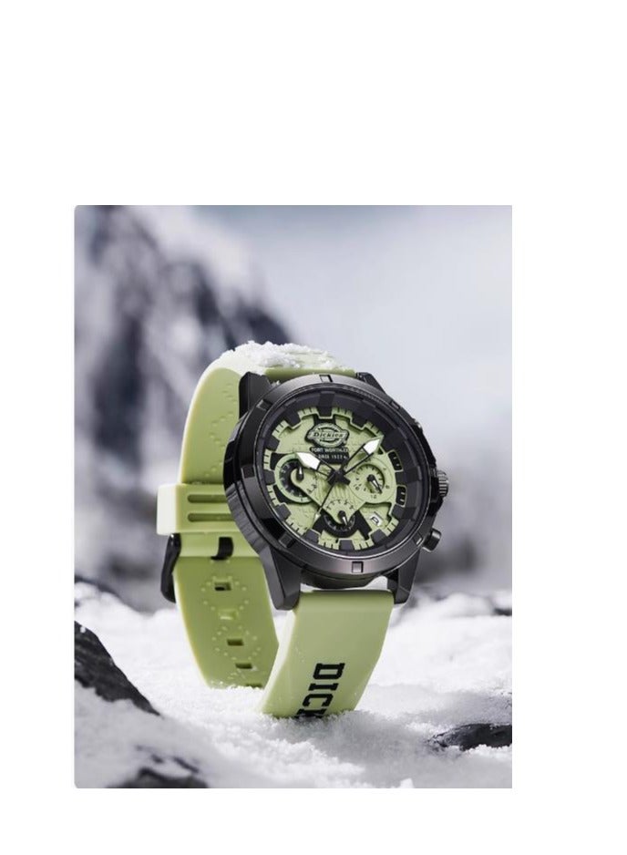 Dickies ساعة رياضية للطلاب للرجال متعددة الوظائف بألوان متباينة - Image 3