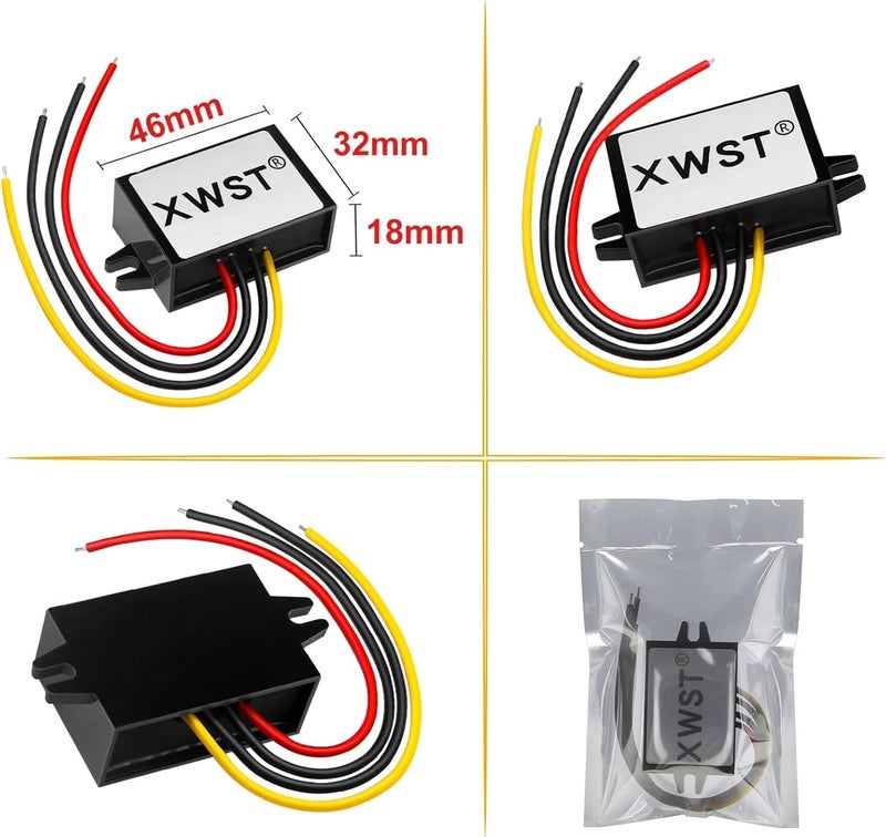 20-75V to 5V 60V to 5V Converter 1-30A Step Down Voltage Regulator to 5V Inverter(10A Aluminum L) - Image 3