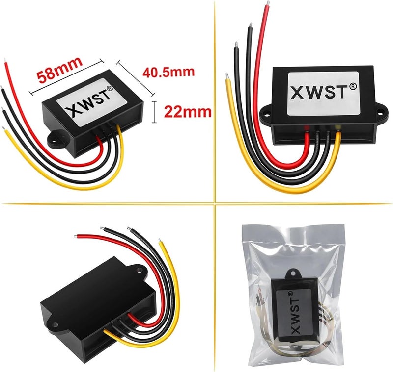 20-75V to 5V 60V to 5V Converter 1-30A Step Down Voltage Regulator to 5V Inverter(10A Aluminum L) - Image 4