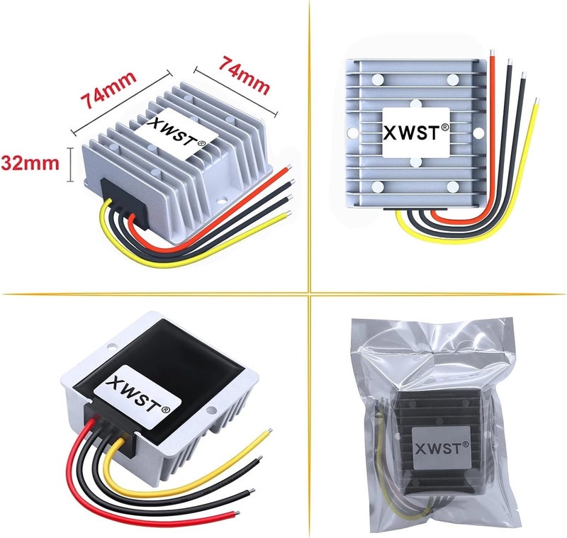 20-75V to 5V 60V to 5V Converter 1-30A Step Down Voltage Regulator to 5V Inverter(10A Aluminum L) - Image 5
