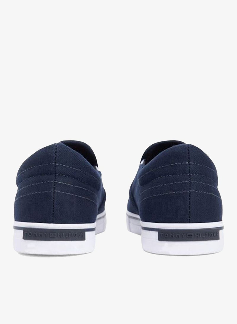 TOMMY HILFIGER Canvas Slip-On Trainers - Image 3