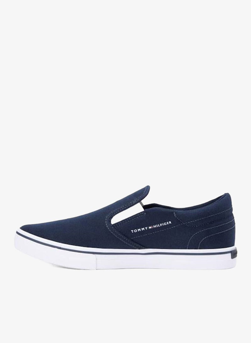 TOMMY HILFIGER Canvas Slip-On Trainers - Image 2