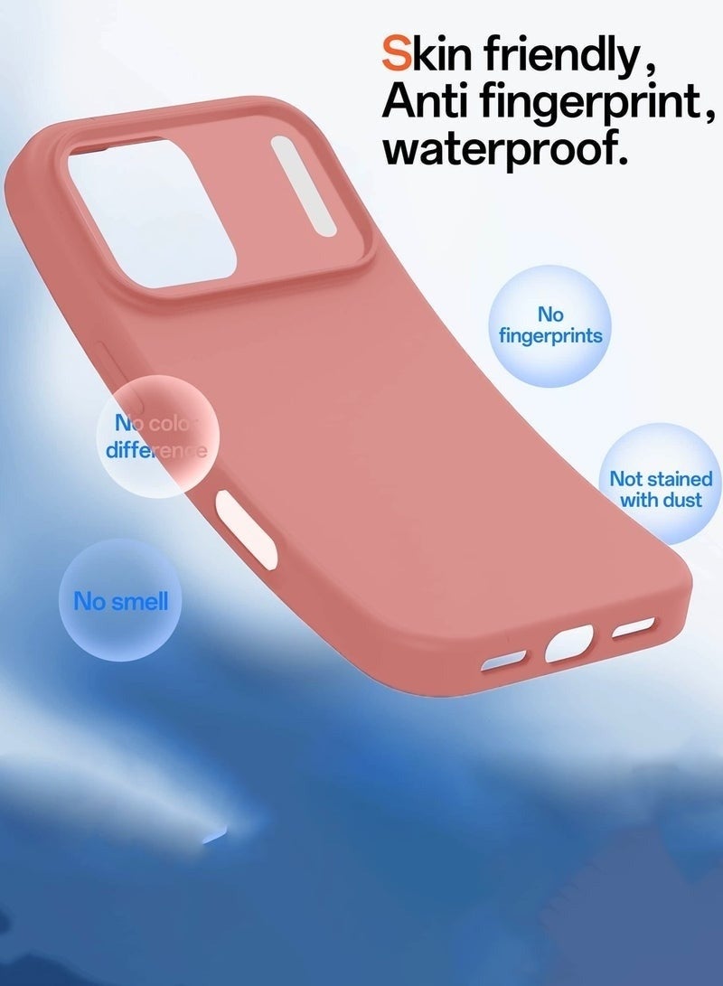 ACLIX iPhone 17 Pro Soft Silicone Case 2025  Slim Shockproof Elegant Pink - Image 3