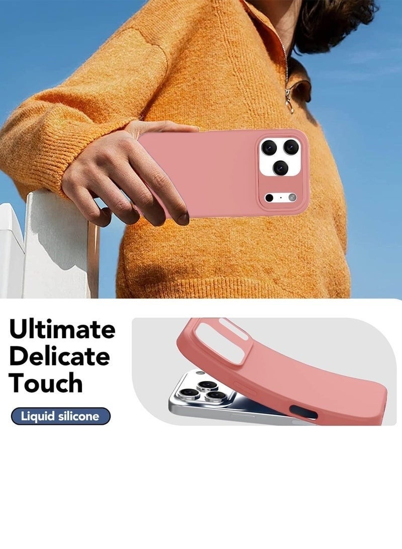 ACLIX iPhone 17 Pro Soft Silicone Case 2025  Slim Shockproof Elegant Pink - Image 2