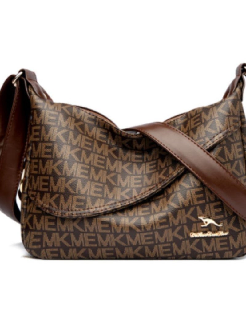 KANGAROO New Fashionable And Versatile Face Crossbody Bag 