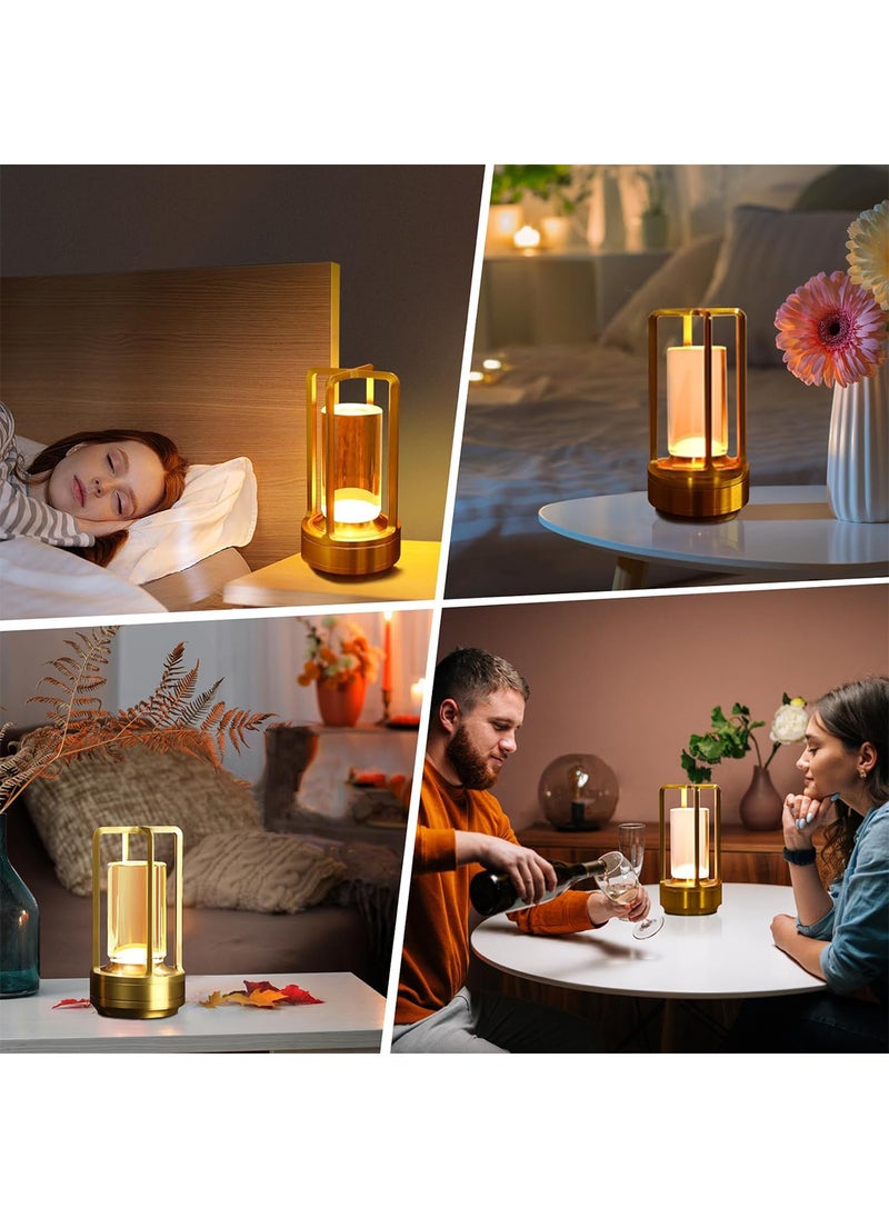 Onelight - LED Rechargeable Desk Lamp Atmosphere Light, Cross Desk Lamp Night Light, Infinite 3-Tone Lighting - Image 1
