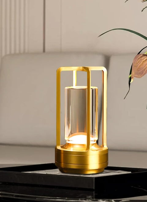 LED Rechargeable Desk Lamp Atmosphere Light, Cross Desk Lamp Night Light, Infinite 3-Tone Lighting