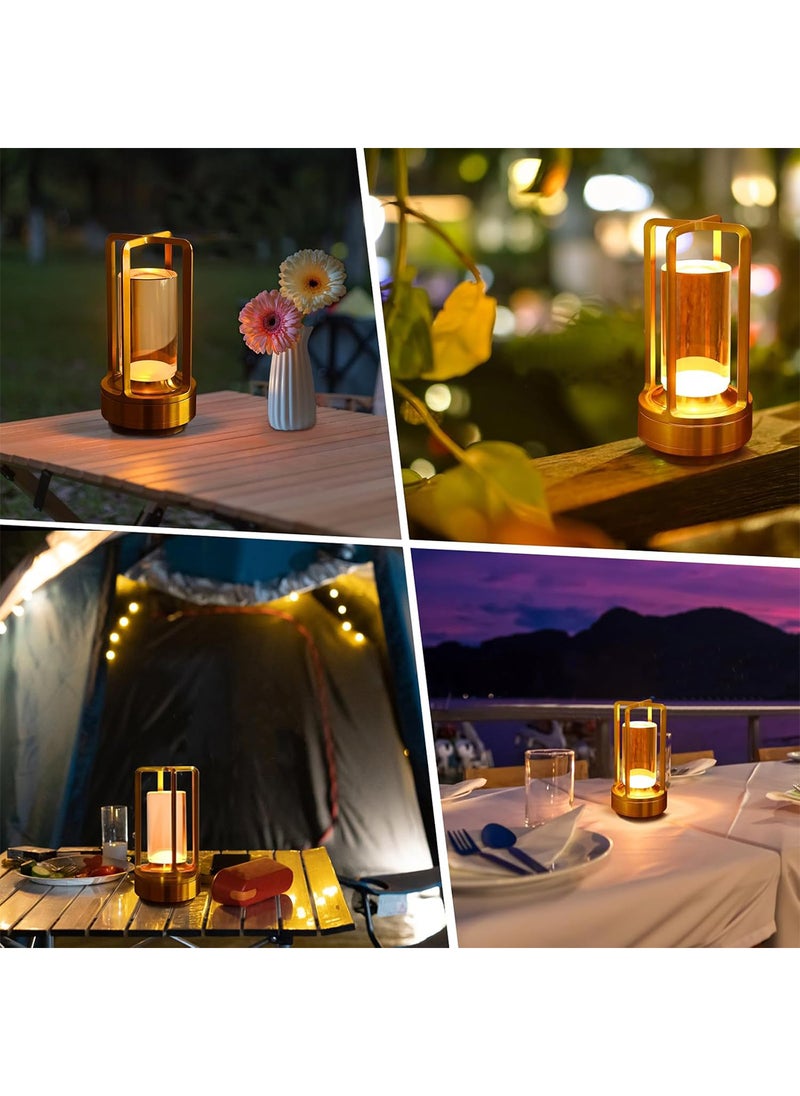 Onelight - LED Rechargeable Desk Lamp Atmosphere Light, Cross Desk Lamp Night Light, Infinite 3-Tone Lighting - Image 1
