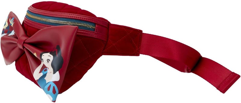 Loungefly Loungefly Disney Snow White Classic Bow Velvet Belt Bag Fanny Pack - Image 3