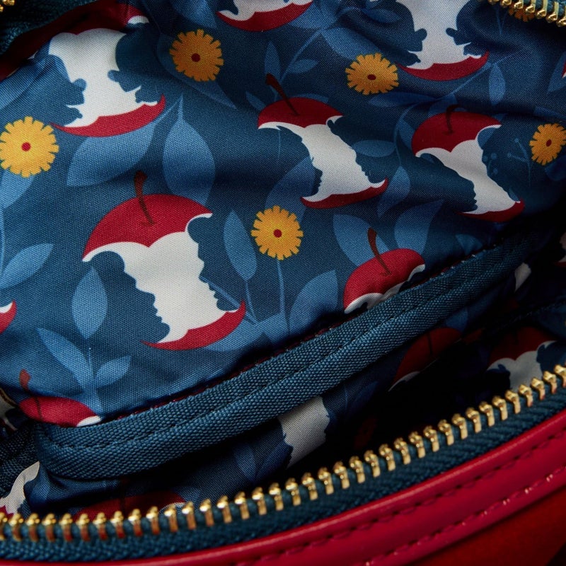 Loungefly Loungefly Disney Snow White Classic Bow Velvet Belt Bag Fanny Pack - Image 5