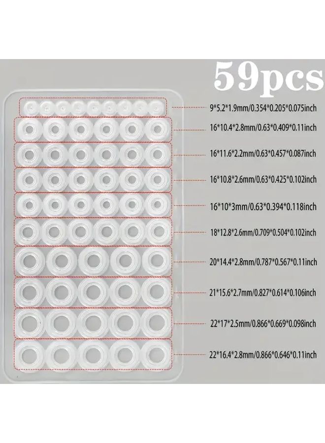 80 Pcs Silicone O Ring Gasket Set For Faucet Water Heater Pipe Repair Kit Kitchen Bathroom Water Meter - Image 2