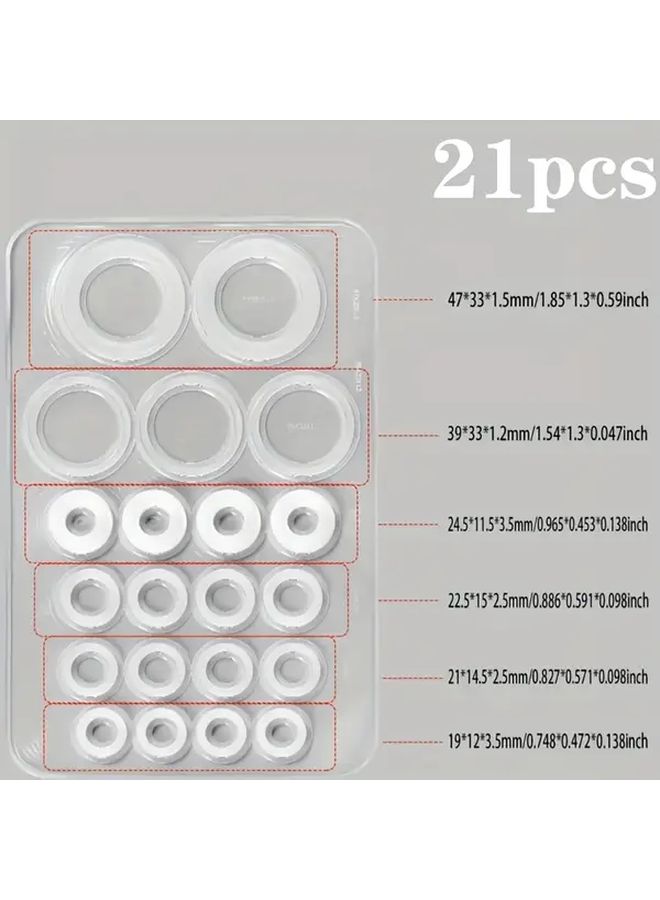 80 Pcs Silicone O Ring Gasket Set For Faucet Water Heater Pipe Repair Kit Kitchen Bathroom Water Meter - Image 3
