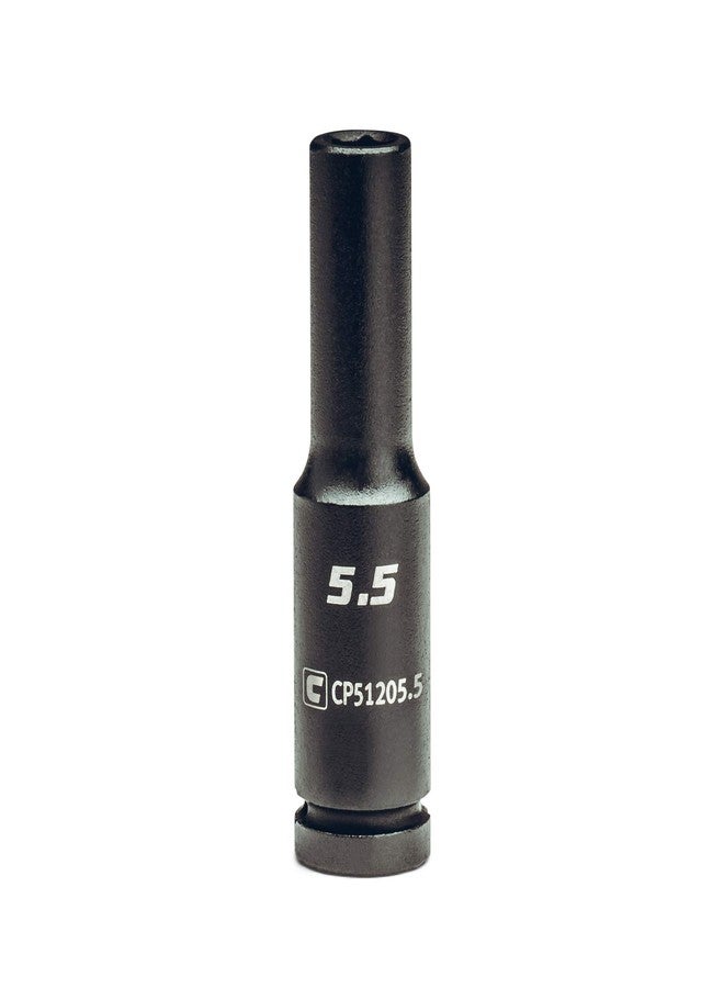 Capri Tools مقبس كابري تولز ذو تأثير عميق مقاس 5.5 مم، محرك 1/4 بوصة، 6 نقاط، متري - Image 1