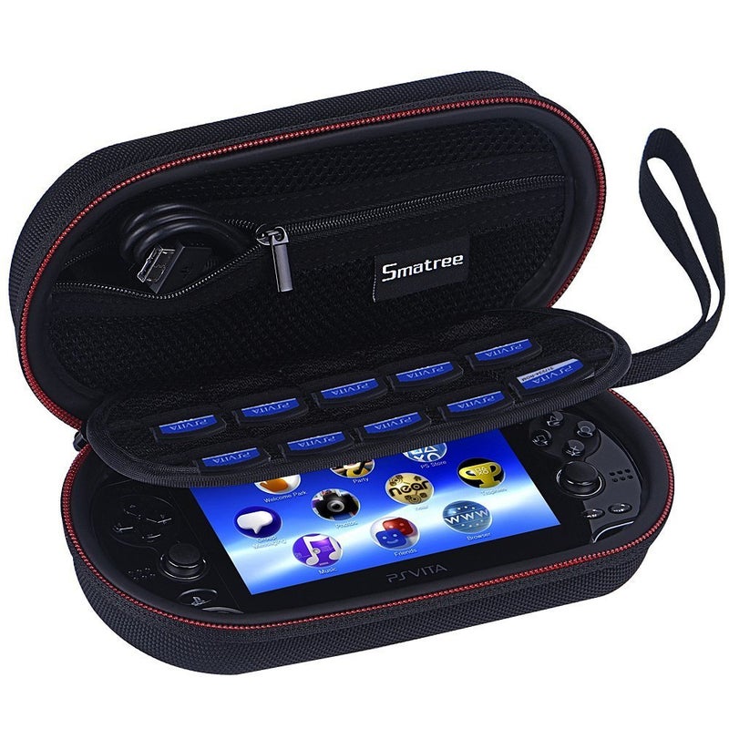 Smatree P100 Carrying Case Compatible for PS Vita, PS Vita Slim,PSP 3000(Without Cover) (Not Fit with PS Vita PCH 2000!)(Console and Accessories NOT Included) - Image 1